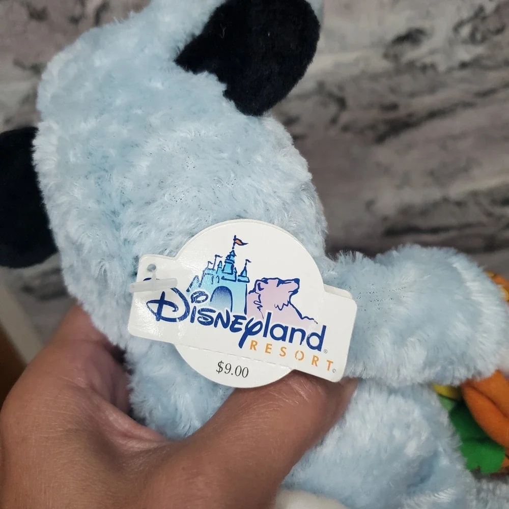 Disneyland  Mickey Mouse Easter Plush In Blue Bunny Suit With‎ Eggs / Basket 10